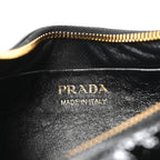 Patent Naplak Arque Shoulder Bag Black