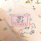 H Canvas Cabriole Nappy Bag Gris Perle