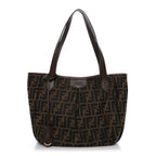 Zucca Vitello Artic Medium Shopping Tote Tobacco Castagna