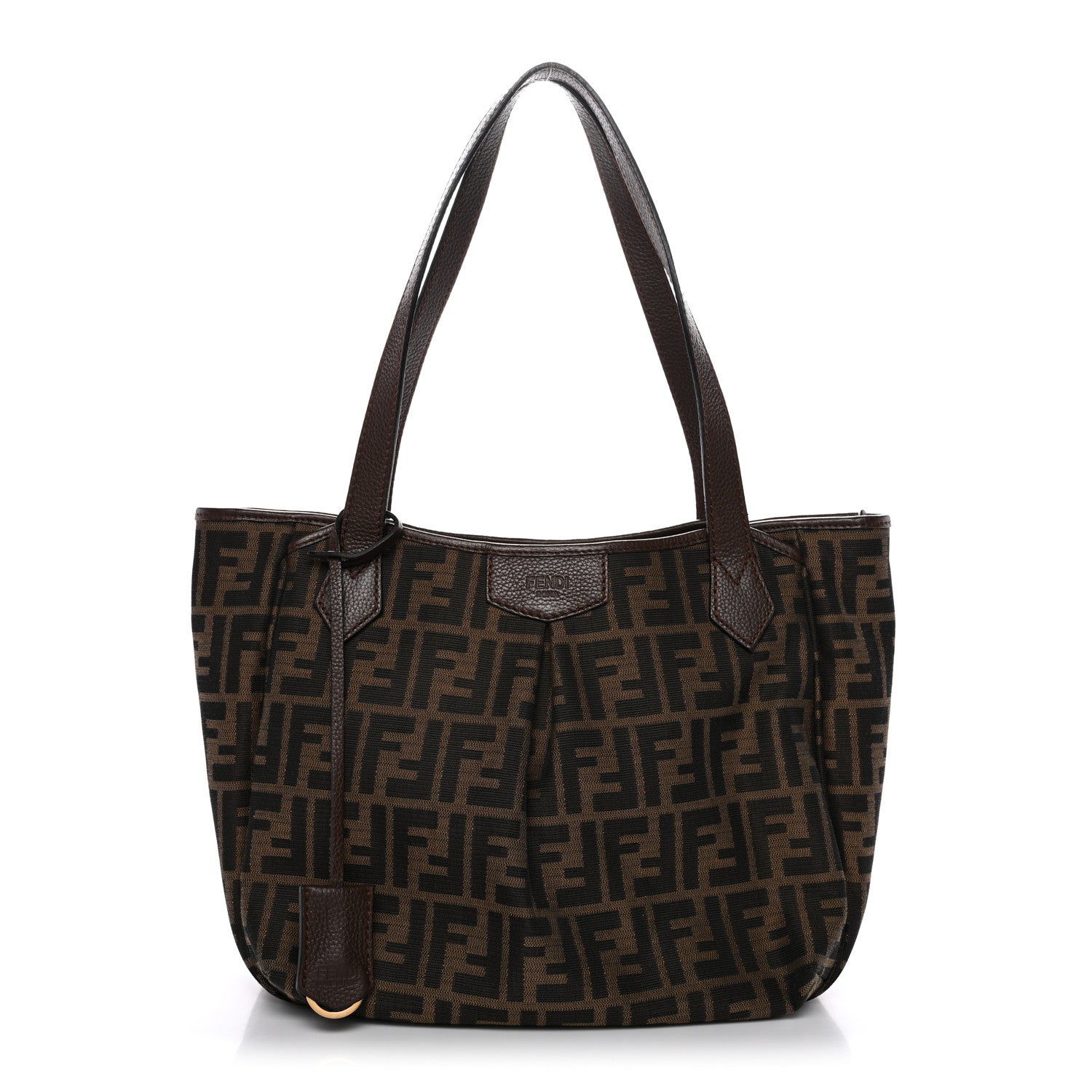 Zucca Vitello Artic Medium Shopping Tote Tobacco Castagna