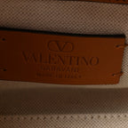 Jacquard Canvas Small Vlogo Antibes Shopping Bag Camel Natural