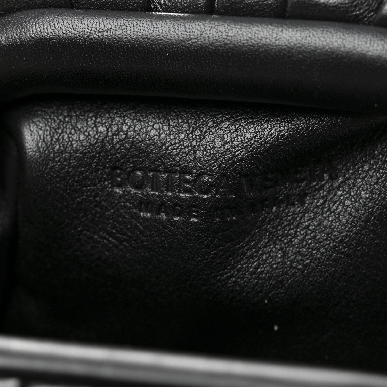 Butter Calfskin Coin Purse Black