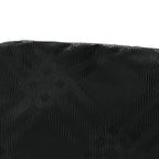 Nylon Jacquard Check Belt Bag Black