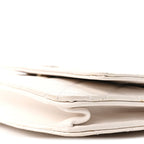 Caviar Quilted Wallet On Chain WOC White