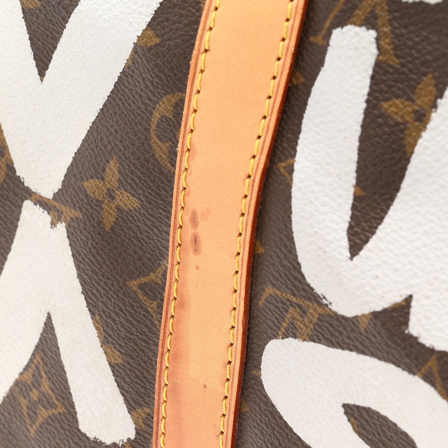 Monogram Graffiti Keepall 50 Silver