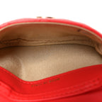 Lambskin Quilted Pearl Crush Waist Bag Red