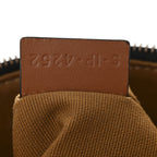 Triomphe Canvas Vertical Cylinder Bag Tan