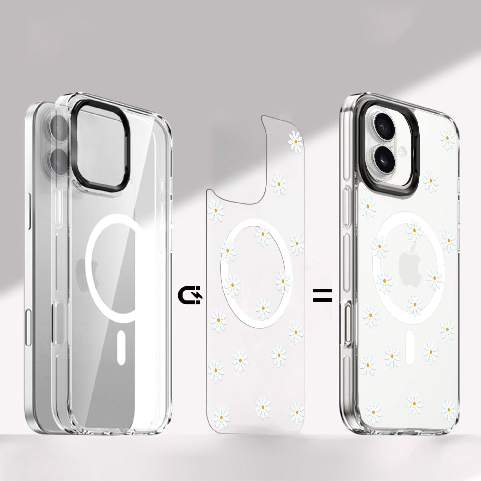 SAHARA - Inspire Series with Swappable Floral Designs Case - Apple iPhone 16