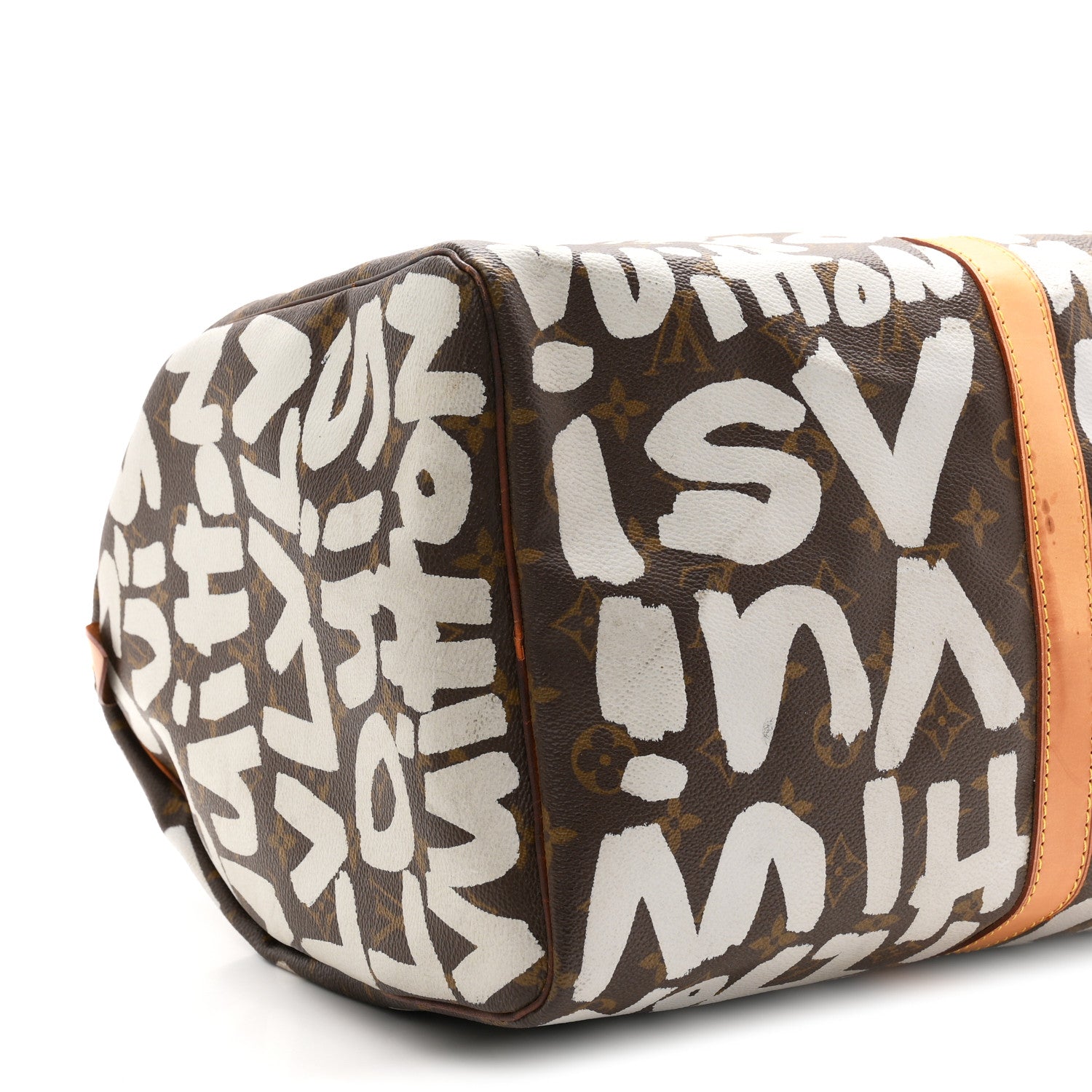 Monogram Graffiti Keepall 50 Silver
