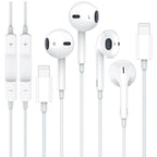 iPhone Wired Earphone, 2Pack Bluetooth Apple Earbuds with Lightning Connector, [Apple MFi Certified] with Microphone Volume Control Music and Calling Headphones for iPhone 14/13/12/11/SE/X/XR/XS