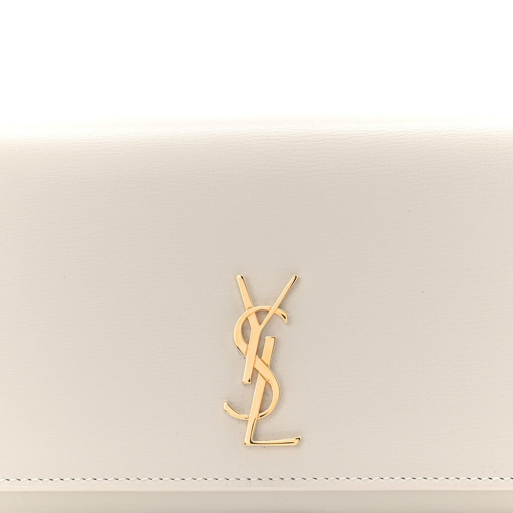 Smooth Calfskin Monogram Phone Holder Crossbody Crema Soft