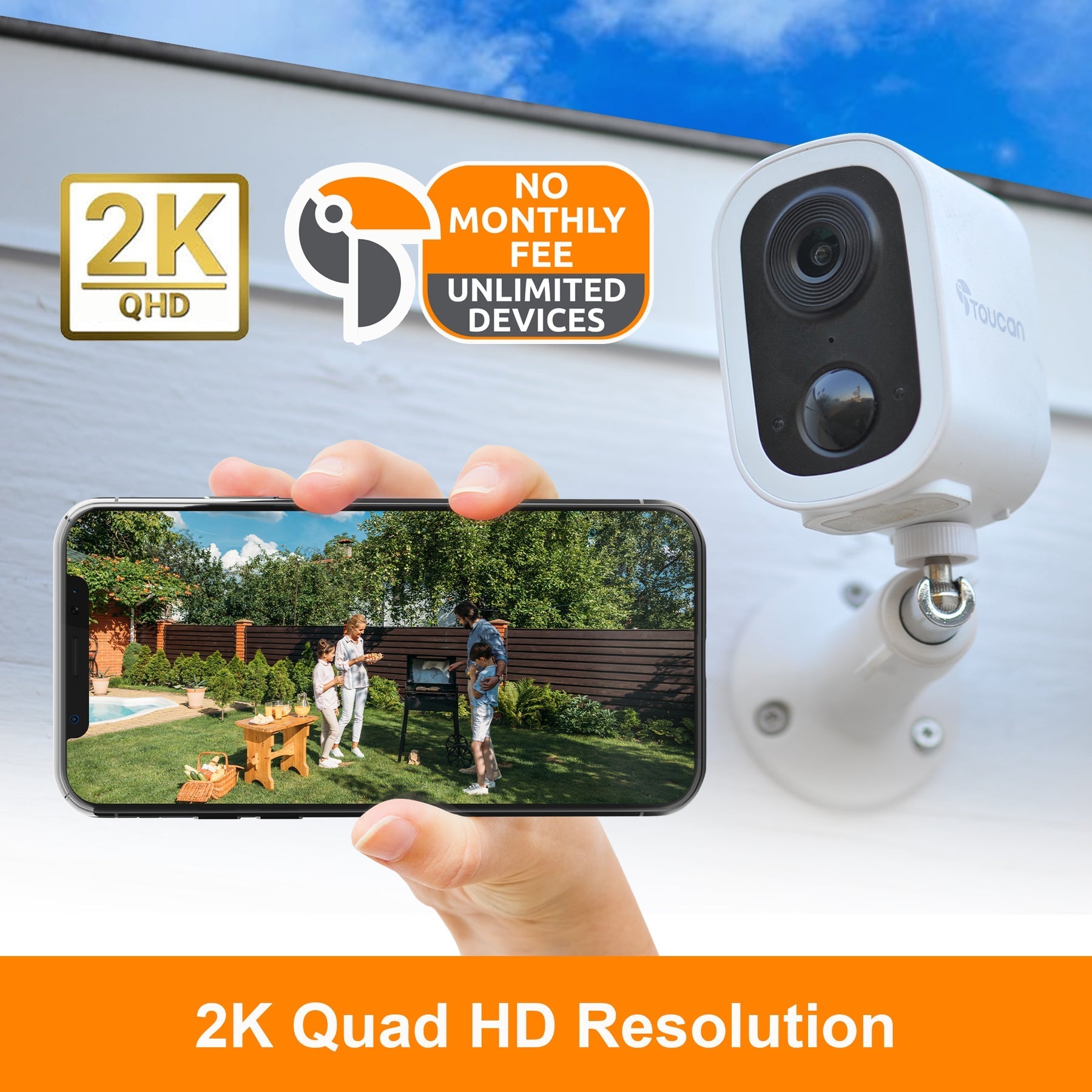 Toucan Wireless Security Camera S4 4-Pack