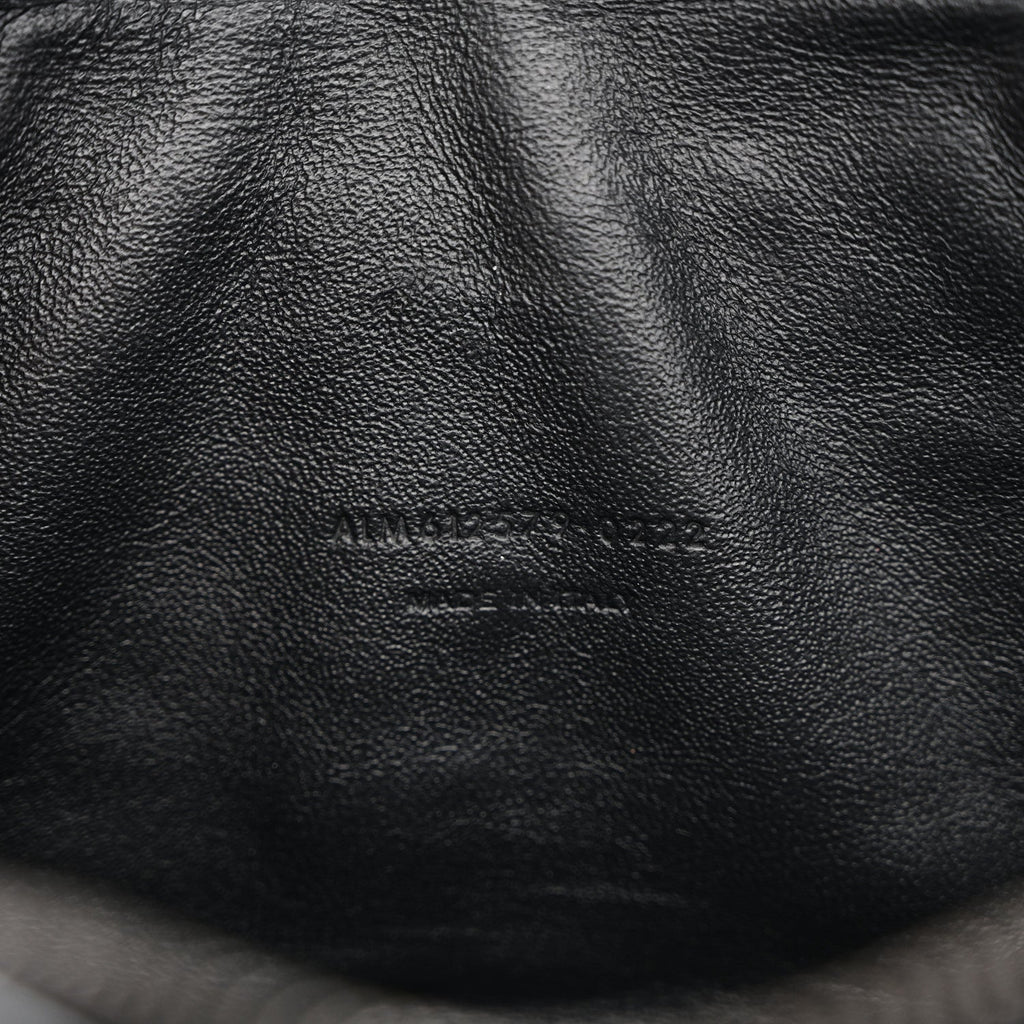 Grain De Poudre Matelasse Monochrome Monogram Mini Lou Camera Bag Black