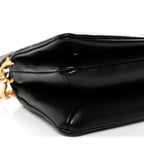 Lambskin Embossed Monogram Pochette Coussin Crossbody Black