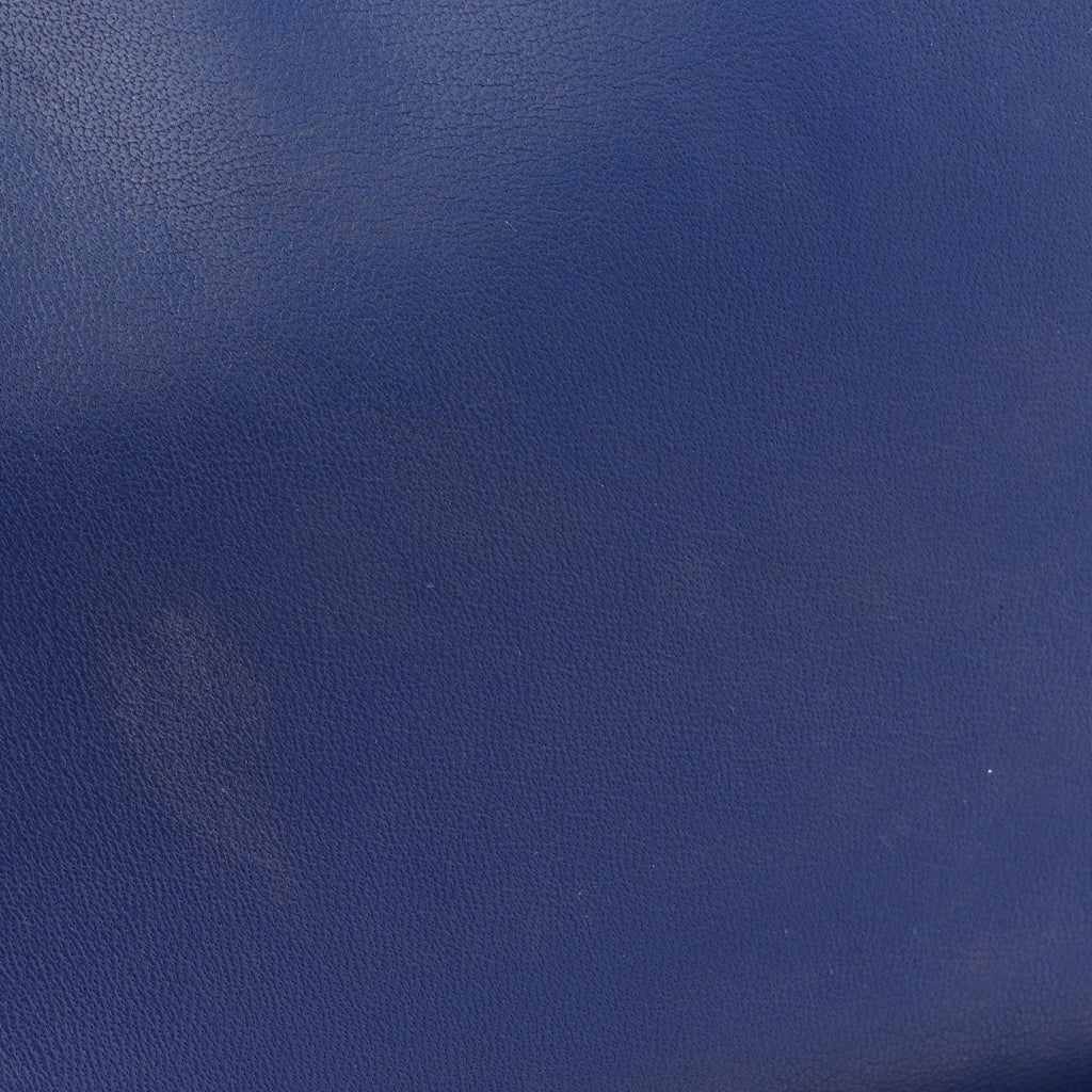 Grained Calfskin Small Trotteur  Indigo
