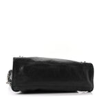 Chevre Silver Metallic Edge Hardware City Black