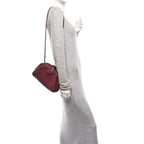 Nappa Intrecciato Small The Lauren 1980 Clutch With Chain Barolo