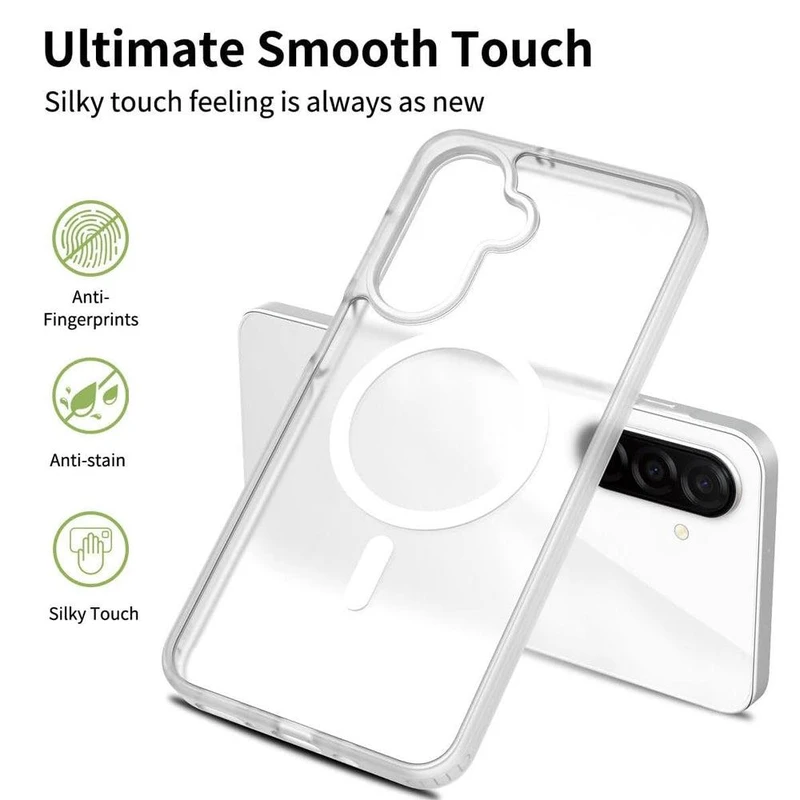 [DIS] Entronix [Magnetic] Case Compatible with Galaxy A26 - [Hard Back] Clear Cover
