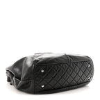 Calfskin Large Trianon Tote Black