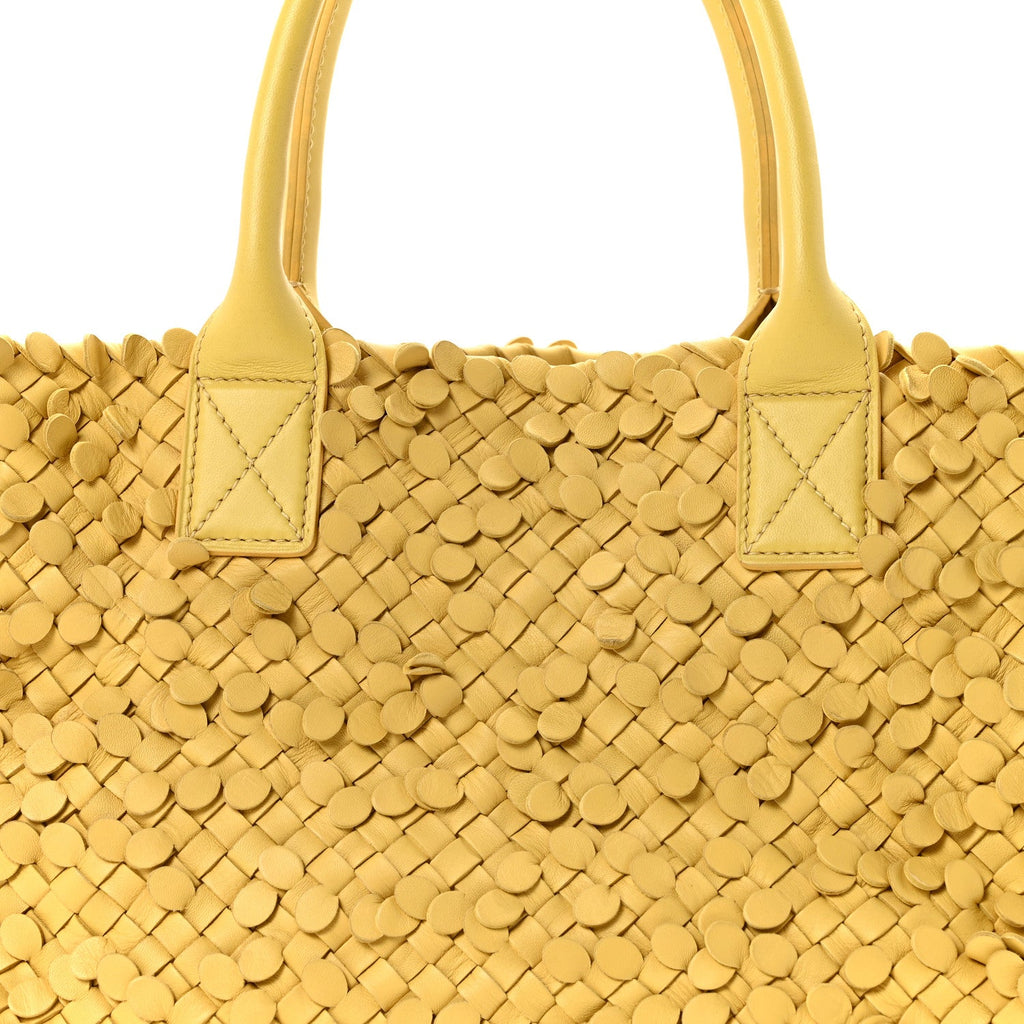 Nappa Intrecciato Medium Paillettes Cabat Poussin