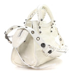 Agneau Arena Neo Cagole Handbag XS Optic White