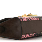GG Supreme Monogram Bengal Small Padlock Shoulder Bag Beige Pink