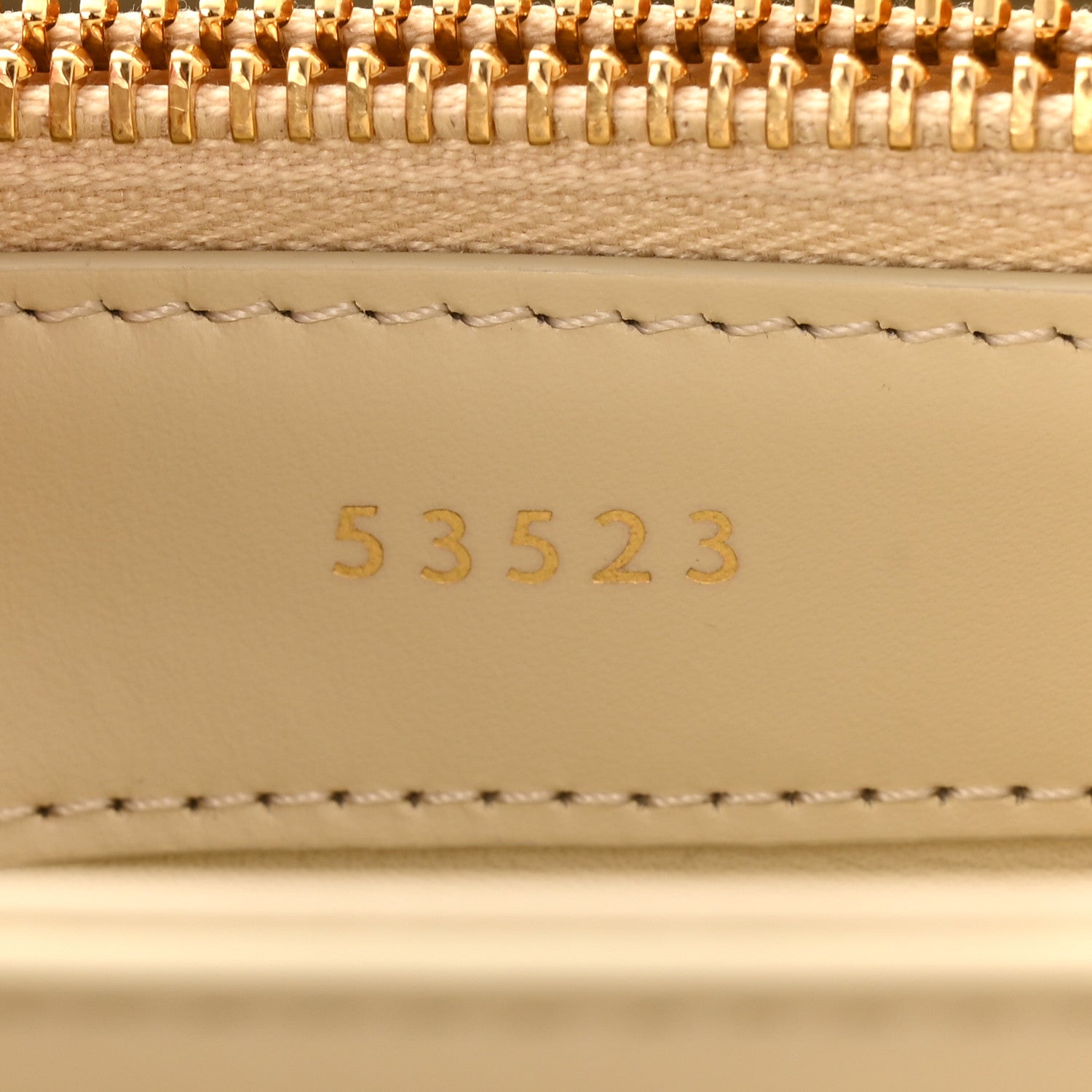 Satinated Calfskin Small 16 Top Handle Bag Beige