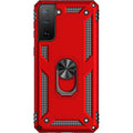 SAHARA - Red Military Kickstand Series Case - Samsung Galaxy S21 FE 5G
