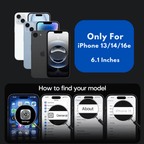 Entronix Anti-Spy Privacy Screen Protector Compatible with iPhone 16E - 2-Piece Combo