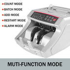 High-Speed 1000 Pcs/Min Money Counter with UV & MG Detection for Euros - Ideal for Banks and Retail Establishments