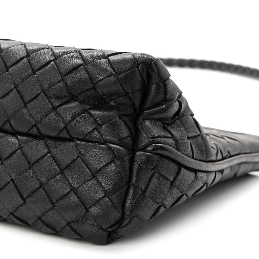 Nappa Intrecciato Mini Shoulder Bag Black