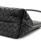 Nappa Intrecciato Mini Shoulder Bag Black