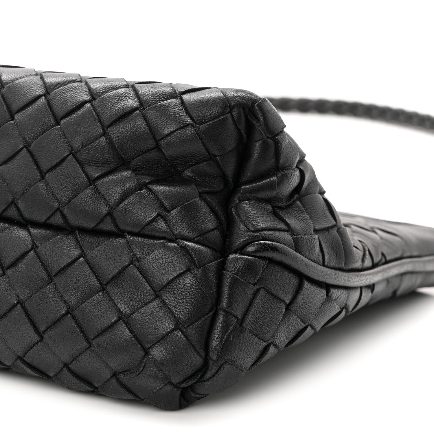 Nappa Intrecciato Mini Shoulder Bag Black