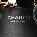 Caviar Quilted Small Chanel 25 Handbag Black
