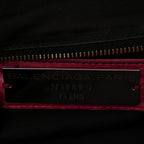 Agneau Classic Hardware Work Pourpre