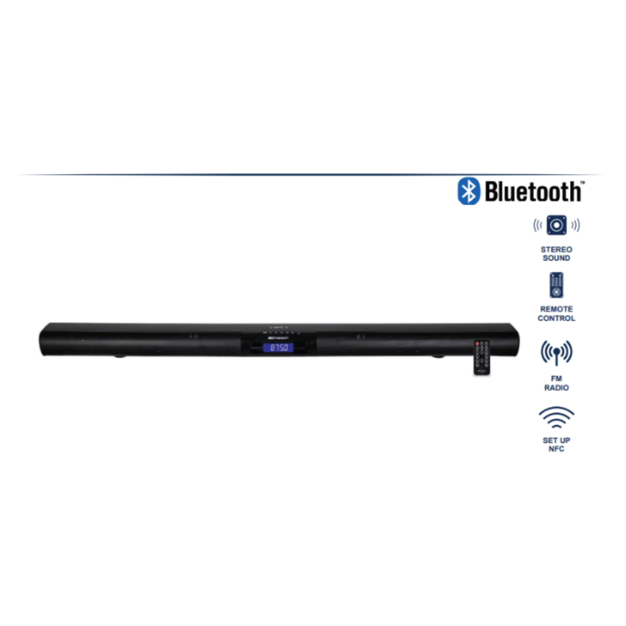 42" Bluetooth Soundbar with Digital FM Radio and Remote Control