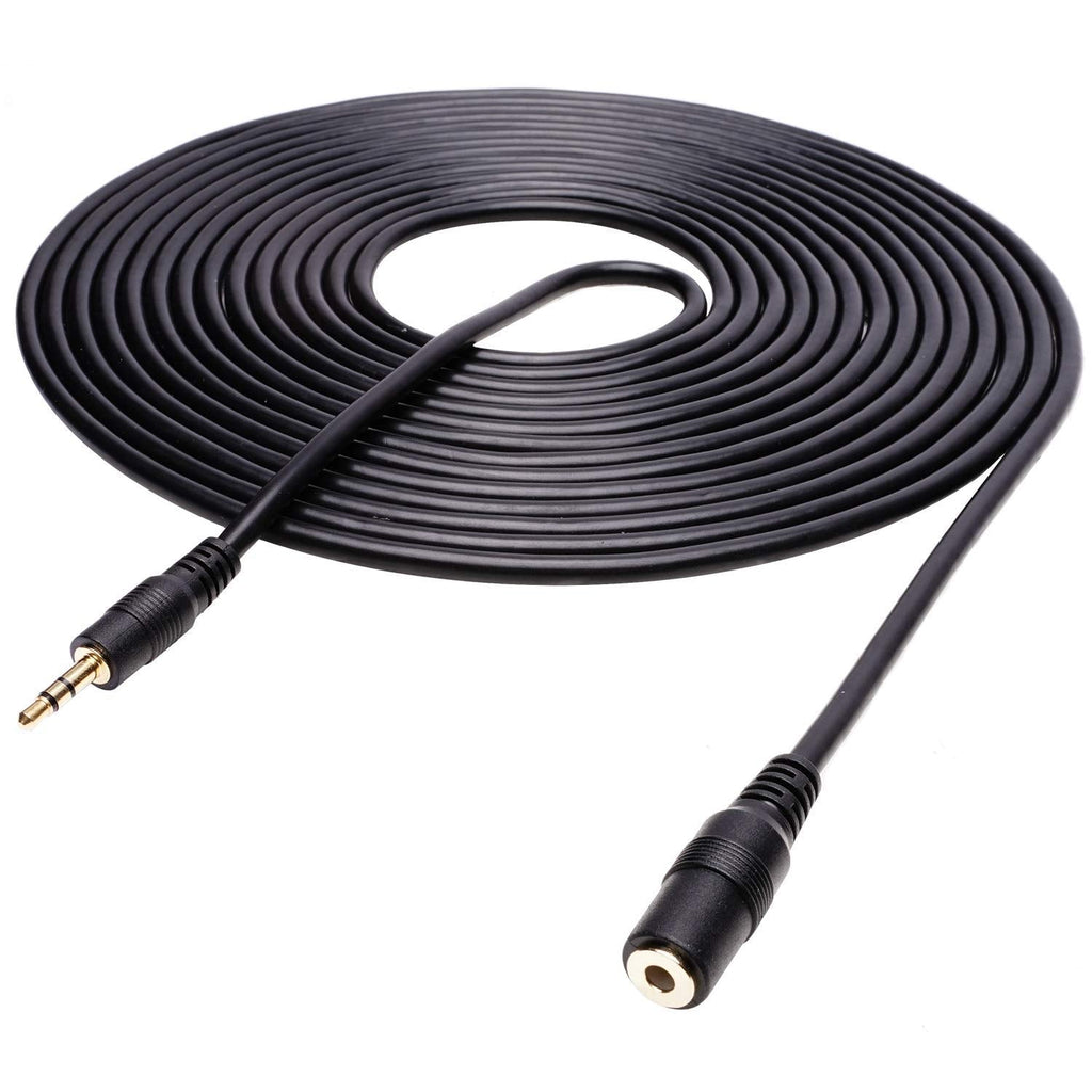 Movo MC20 3.5mm TRS Female to Male Extension Cable - 20ft
