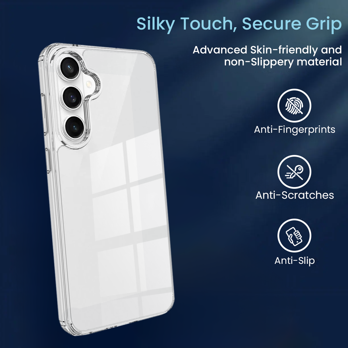 Entronix Case Compatible with Galaxy S26 - [Hard Back] Clear Cover