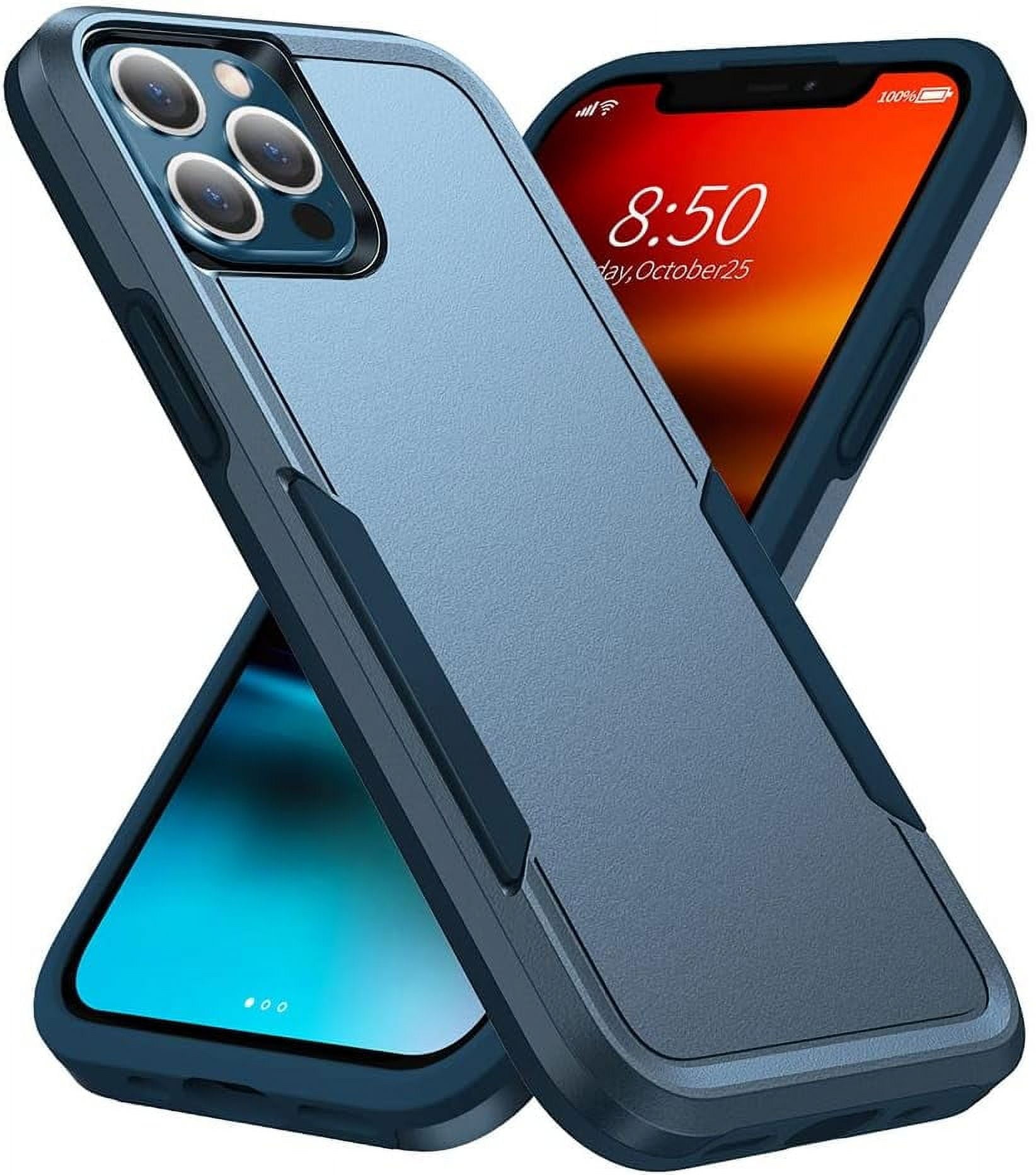 Entronix Case Compatible with iPhone 13 Pro - Soft-Touch Dual-Layer Sleek Cover