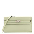 Epsom Kelly Wallet To Go Vert Fizz