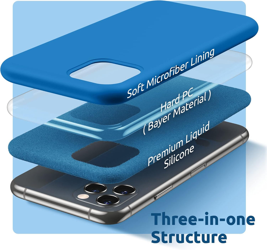Entronix Case Compatible with iPhone 11 Pro - Soft-Touch Liquid Silicone