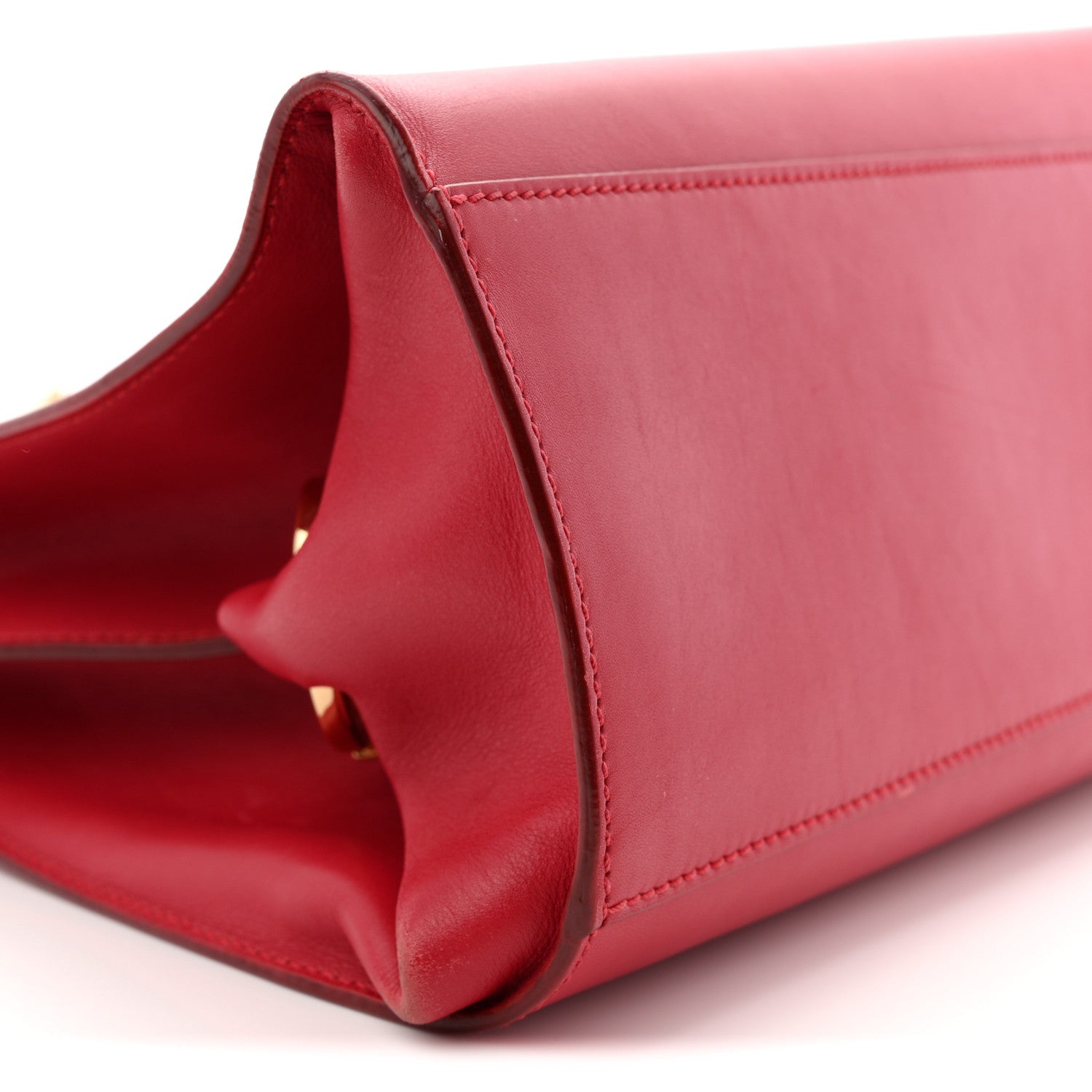 Calfskin Medium Sofia Shoulder Bag Red