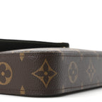 Monogram Felicie Strap & Go Kaki