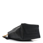 Soft Grained Calfskin Small Sangle Bucket Bag Black