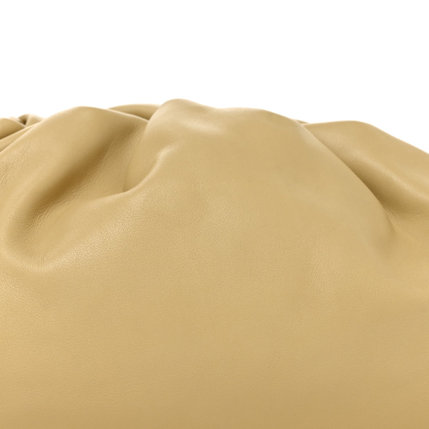 Smooth Butter Calf The Pouch Oversized Clutch Tapioca