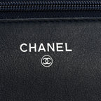 Caviar Timeless CC Wallet on Chain WOC Navy Blue