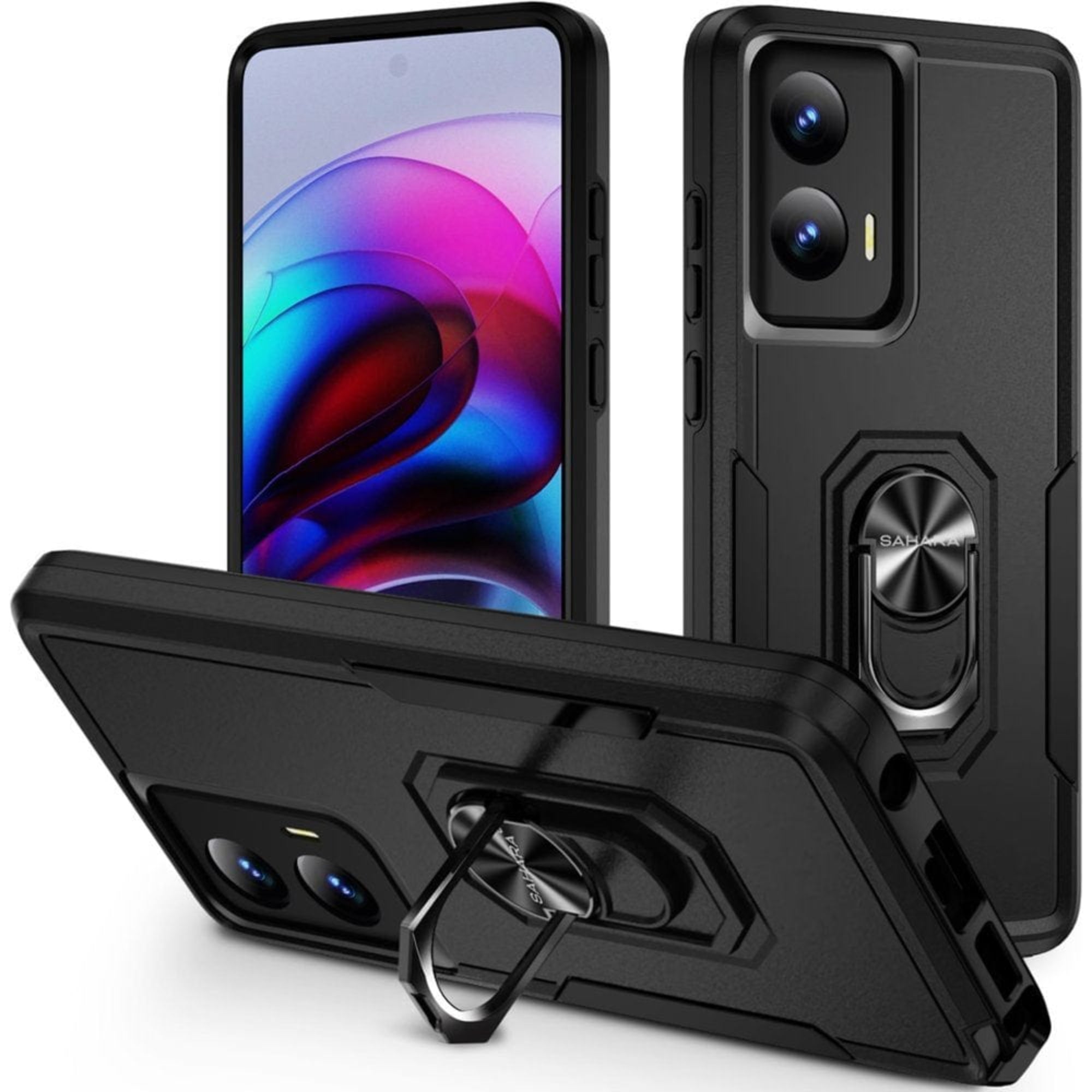 SAHARA - Raider Series Heavy Duty Kickstand Case with Belt Clip - Motorola G Stylus 5G (2024)