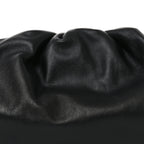 Smooth Butter Calf The Pouch Oversized Clutch Black