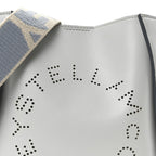 Eco Alter Nappa Perforated Logo Mini Crossbody Light Blue