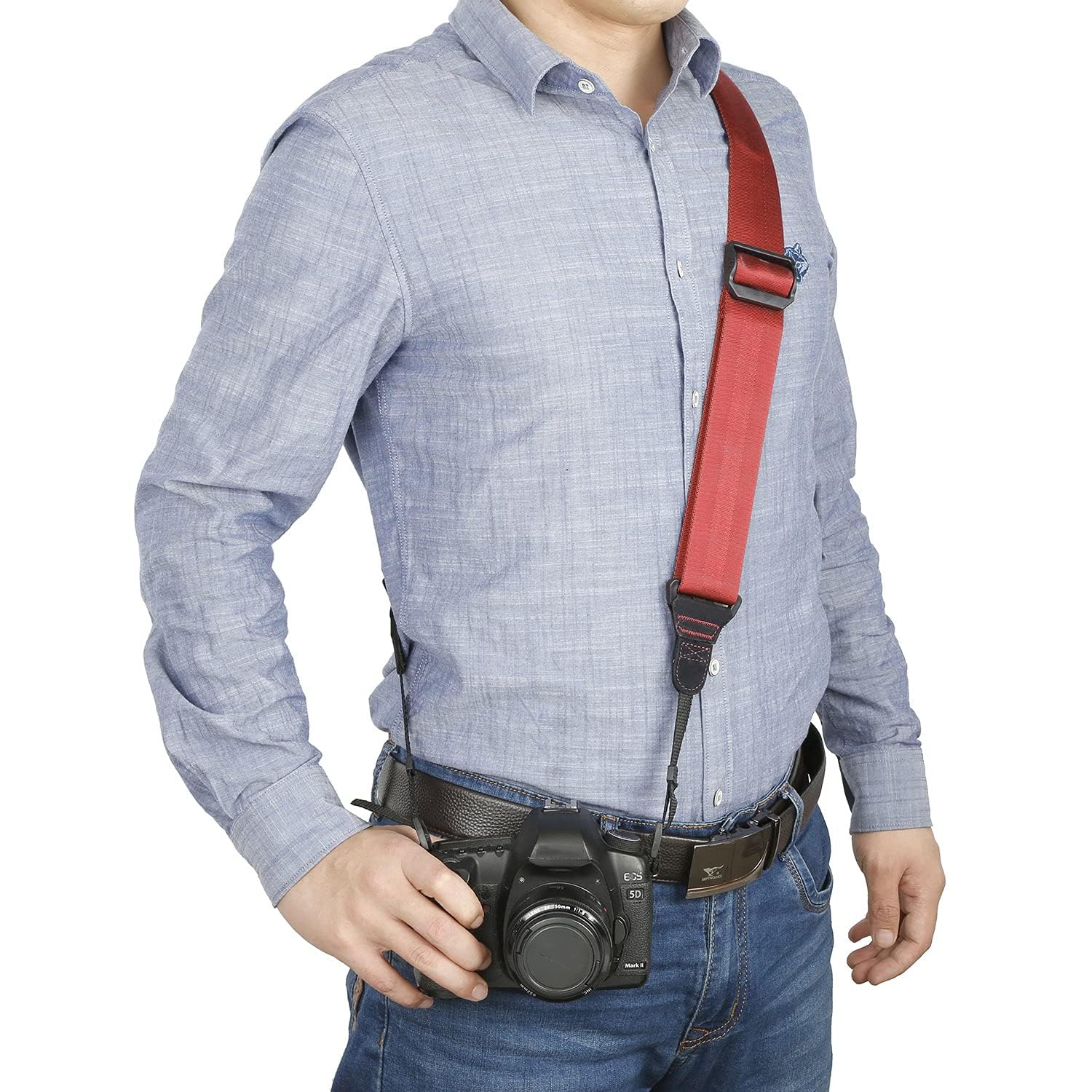 Movo NS-203 Nylon-Webbed Camera Strap For DSLR